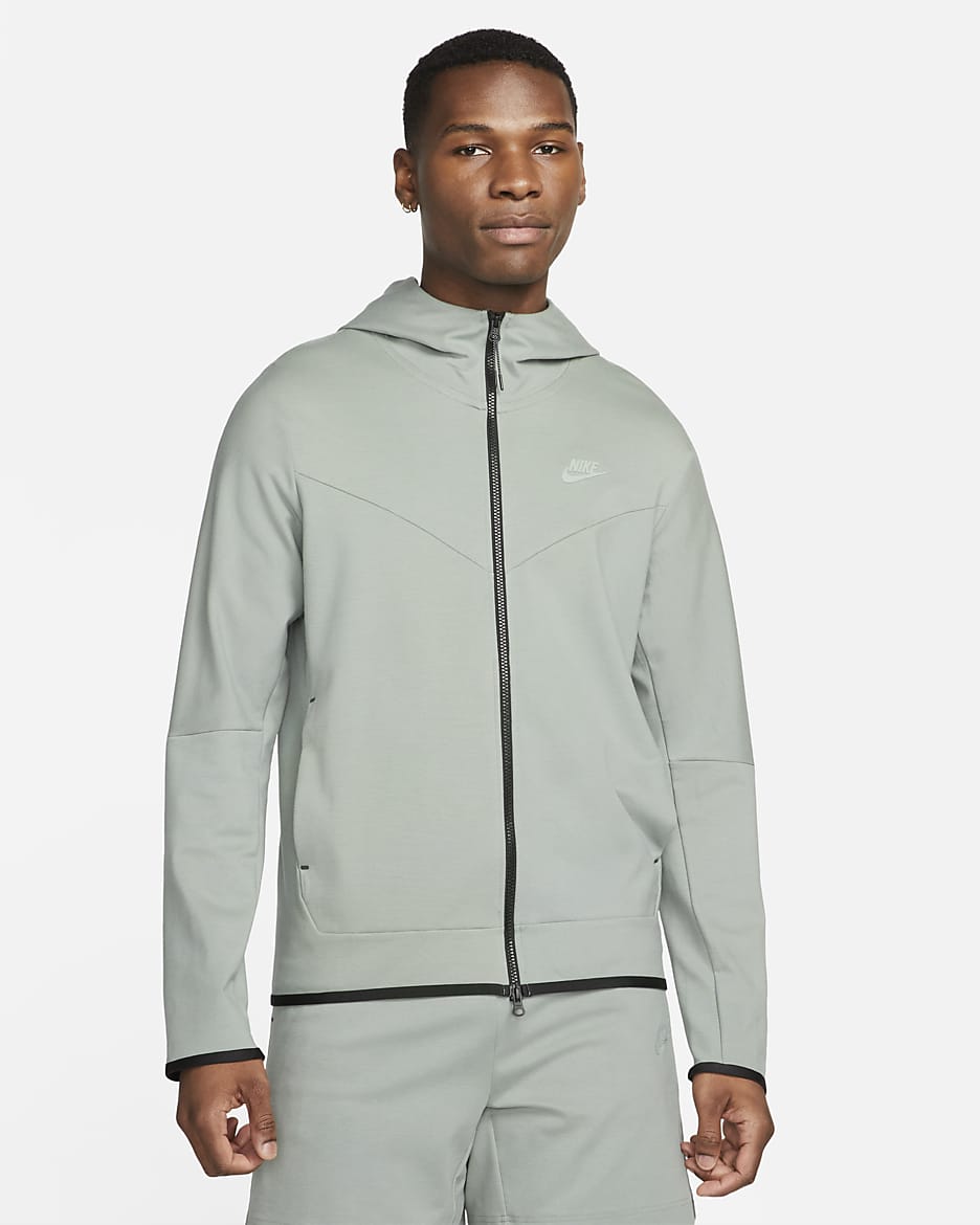 Nike Sportswear Tech Fleece Lightweight Men s Full Zip Hoodie Sweatshirt. Nike